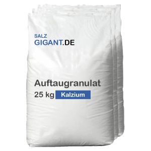 20 zakken Calcium dooikorrels a 25 kg zak Vooraanzicht