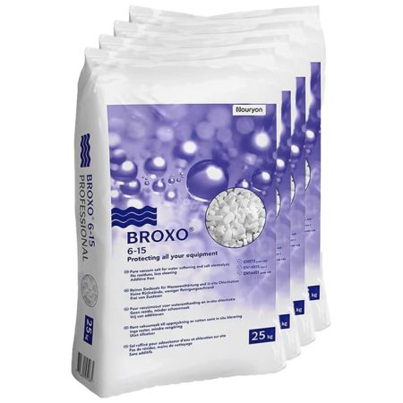 Palette Broxo Regeneriersalz kristalle 40 Säcke x 25kg (1000kg) main product photo