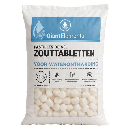 Halbe Pallette Giant Elements Regeneriersalz tabletten 20 Säcke x 25kg (500kg) main product photo