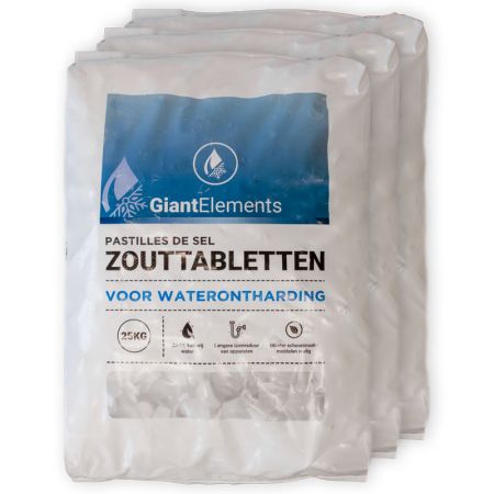Halbe Pallette Giant Elements Regeneriersalz tabletten 20 Säcke x 25kg (500kg) main product photo