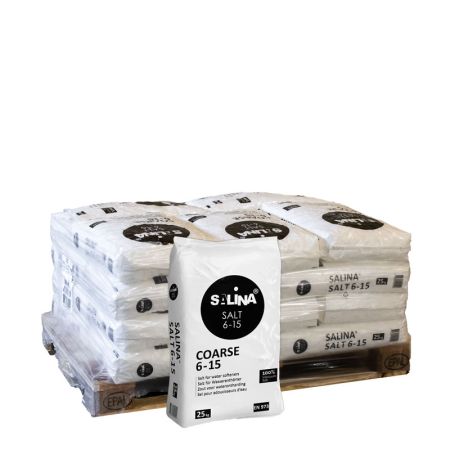 Halbe Palette Salina Regeneriersalz kristalle 20 Säcke x 25kg (500kg) main product photo