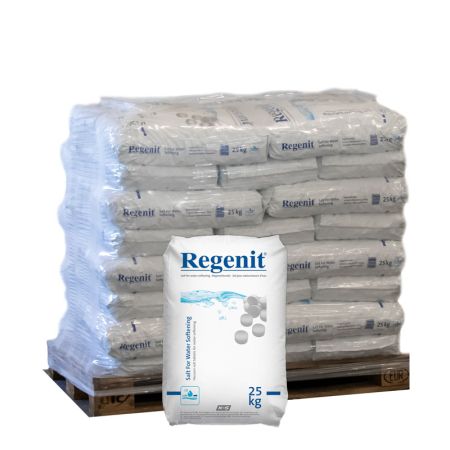 Palette Regenit Regeneriersalz tabletten 40 Säcke x 25kg (1000kg) main product photo