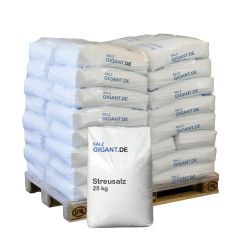 Palette Streusalz 40 S&auml;cke x 25kg (1000kg)